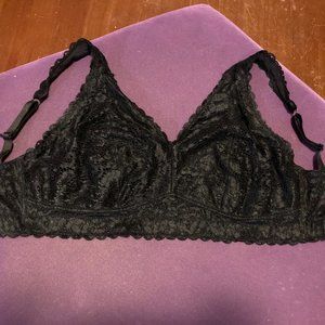 Parfait Adriana wireless lace bra (30H UK, black)